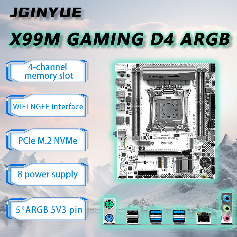 JGINYUE X99 Motherboard LGA201 - 128Gb Ddr4 Ecc Lrdimm 3200Mhz 评论和价格